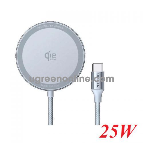 Ugreen 55959 25W Qi2 Wireless Charger Single Pad For Apple Magsafe Iphone Ipad Iwatch W753 10055959