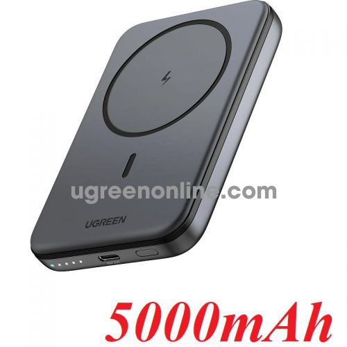 Ugreen 25866 5000mAh 15W MagSafe PD 3.0 Magnetic Wireless Power Bank Space Gray PB560 10025866