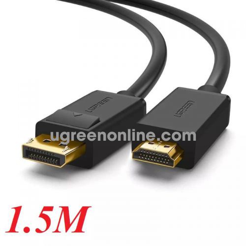 Ugreen 10239 1.5m DP male to HDMI male cable cáp DP101 10010239