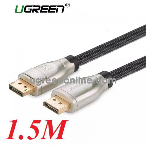 Ugreen 30119 1.5m Display Port 1.2 Male to Male cable cáp with nylon braid DP107 10030119