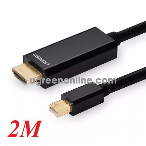 Ugreen 10435 2m mini dp male to hdmi cable cáp MD101 10010435