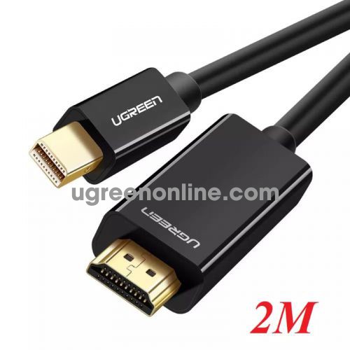 Ugreen 10454 2m mini dp male to hdmi cable cáp MD101 10010454