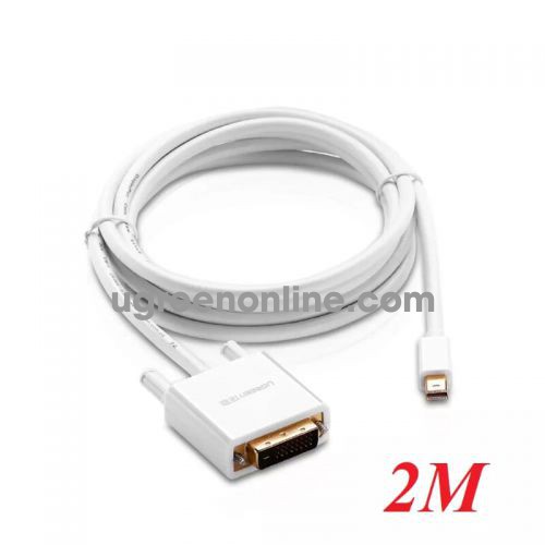 Ugreen 10405 2m Mini dp to DVI converter đầu chuyển đổi cable cáp Support 1920*1080 MD102 10010405