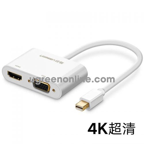 Ugreen 40364 Mini DisplayPort to HDMI & VGA converter đầu chuyển đổi MD108 10040364