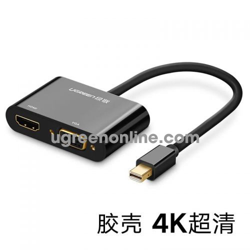 Ugreen 40365 Mini DisplayPort to HDMI & VGA converter đầu chuyển đổi MD108 10040365