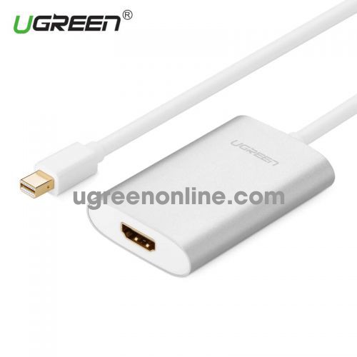 Ugreen 10451 60cm mini dp male to HDMI female converter đầu chuyển đổi cable cápAluminum case Support 4K*2K resolution MD110 10010451