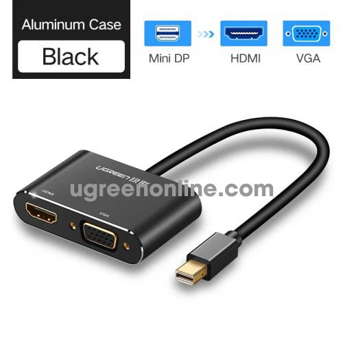 Ugreen 20422 Mini DP to HDMI/VGA converter đầu chuyển đổi ABS MD115 10020422