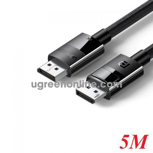 Ugreen 80394 5m DP 1.4 8K 60hz 4K 144Hz 2K 165Hz HD DisplayPort Data Cable Male to Male Braided DP114 10080394