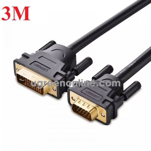 Ugreen 11618 Cáp chuyển đổi DVI 24+5 dương sang VGA dương dài 3m DVI24+5 male to VGA male cable DV102 10011618