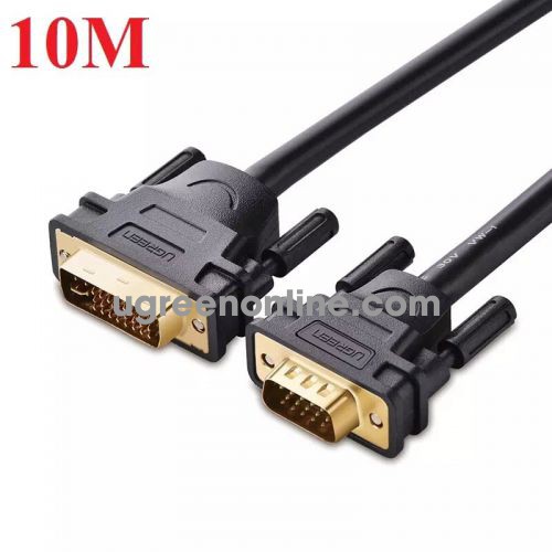 Ugreen 11680 Cáp chuyển đổi DVI 24+5 dương sang VGA dương dài 10m DVI24+5 male to VGA male cable DV102 10011680