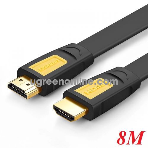 Ugreen 11182 8M Hdmi Flat Cable 1.4 Hd101 Full Copper 19+1 Hd101 10011182