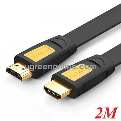 Ugreen 11185 2M Hdmi Flat Cable 1.4 Hd101 Full Copper 19+1 Hd101 10011185