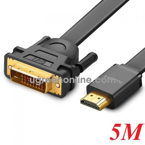 Ugreen 30138 5M Hdmi To Dvi Flat Cable Hd106 10030138