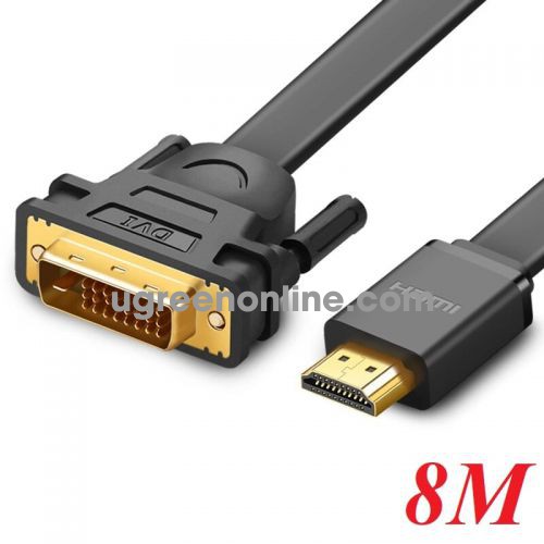 Ugreen 30139 8M Hdmi To Dvi Flat Cable Hd106 10030139