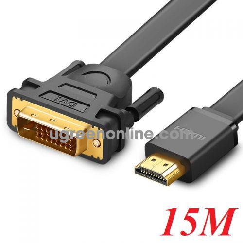 Ugreen 30142 15M Hdmi To Dvi Flat Cable Hd106 10030142