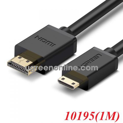 Ugreen 10195 1M Mini Hdmi To Hdmi Cable 1.4 Hd108 Full Copper 19+1 Hd108 10010195