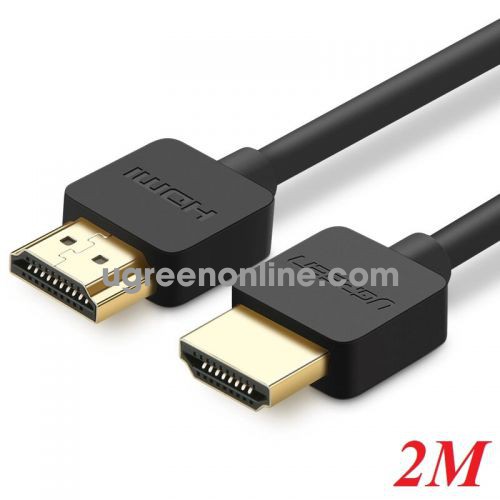 Ugreen 11199 2M Hdmi Cable 1.4 Slim Hd121 19+1 Full Copper Hd121 10011199