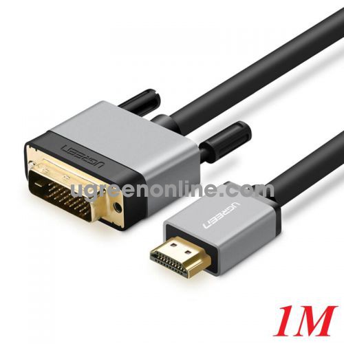 Ugreen 20885 1M Hdmi To Dvi 24+1 Cable Hd127 Aluminum Hd128 10020885