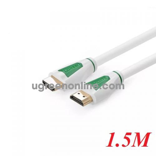 Ugreen 30199 1M Hdmi Cable 1.4 Full Copper 19+1 24K Gold Plated White Hd116 10030199