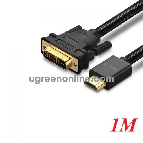 Ugreen 50749 1m hdmi to dvi cable with braid HD133 10050749