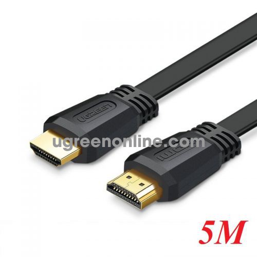 Ugreen 50821 5M Hdmi 2.0 Flat Cable Màu Đen Black Ed015 10050821