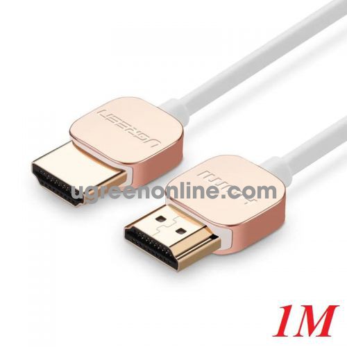 Ugreen 10474 1M Hdmi Cable Ultra Slim Version 2.0 19+1 HD117 10010474