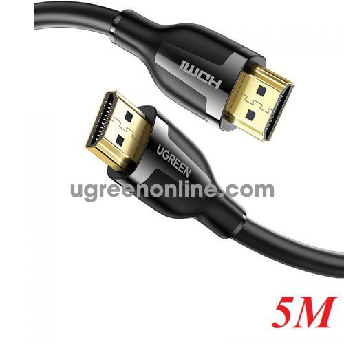 Ugreen 35176 5m 4k30hz v1.4 màu Đen Cáp tín hiệu HDMI chuẩn 1.4 hỗ trợ phân giải 4K@30Hz ED030 10035176