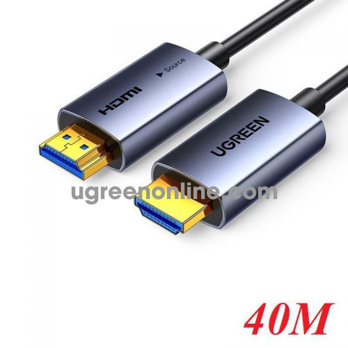 Ugreen 45508 40M 4k60hz v2.0 HDMI Fiber Cable sợi quang AOC 2.0 4K@60Hz HD178 10045508