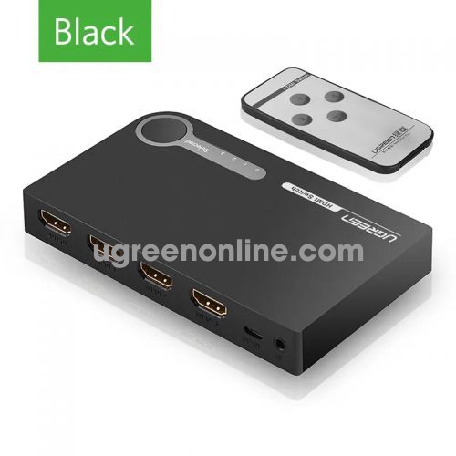 Ugreen 40234 Ugreen 3X1 Hdmi Hdmi 3X1 Switch Black 40234 10040234