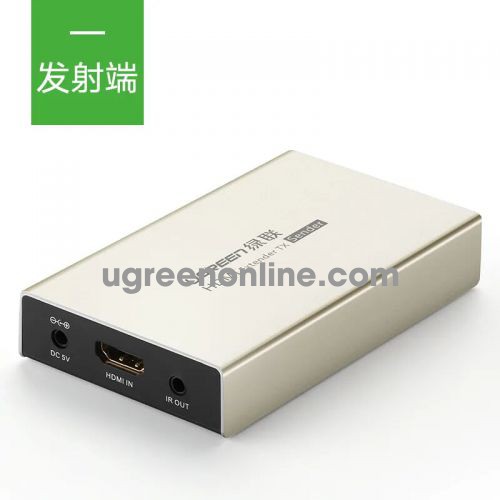 Ugreen 40280 Hdmi Single Extender Transmitter 120M By Cat5E 6 With Ir Control Zinc Alloy Mm116 10040280