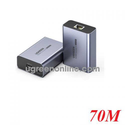 Ugreen 20519 70m 1080p Full HD HDMI Extender by RJ45 Cable Transmitter + receiver CM455 10020519