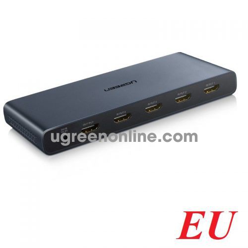 Ugreen 50745EU Bộ gộp HDMI 4 vào 1 ra hỗ trợ phân giải FULL HD 4×1 Quad Multi-Viewer EU 4in 1out chân cắm tròn 50745au 50745uk 50745us 29286 CM201 10029286