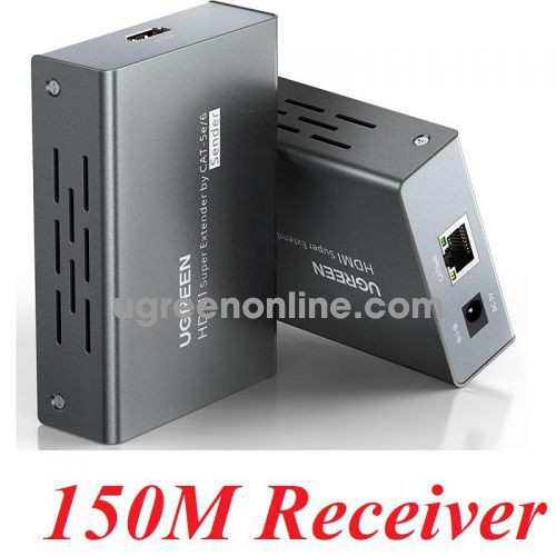 Ugreen 80128 150M receiver only HDMI Extender over ethernet lan cable CM340 10080128