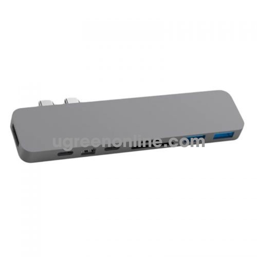 HYPER 98278 GN28D-GREY Cổng chuyển Hyperdrive USB Type C Pro 8 in 2 Hub10098278