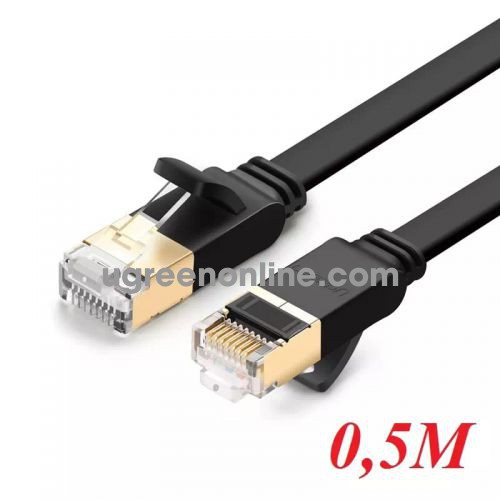 Ugreen 30738 Cat 7 ftp Lan Cable Flat Design 0.5M Nw106 10030738