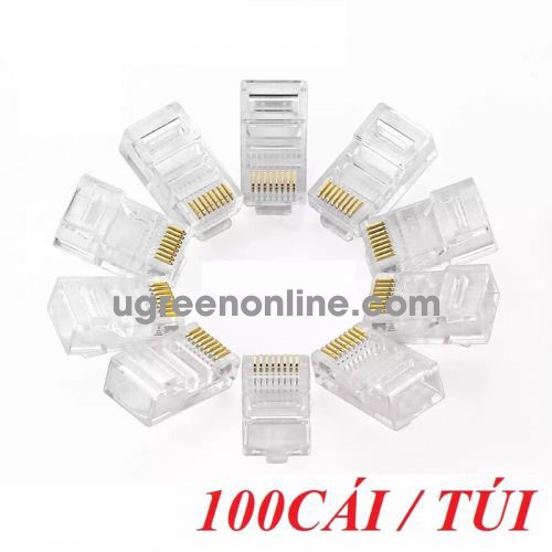 Ugreen 50246 Rj45 Network Crystal Head 100Pcs/Bag Nw110 10050246