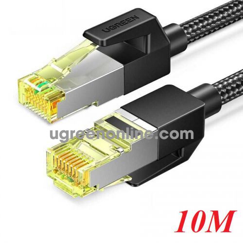 Ugreen 30791 10m Cat 7 Ethernet Cable Braided Pure Copper Black NW150 10030791