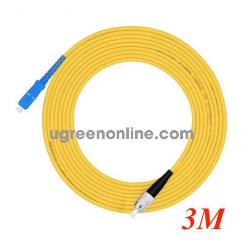 Ugreen 80297 3m SC - FC Single Mode Simplex Fiber - optic Jumper NW224 10080297