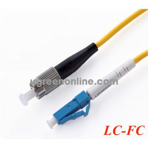 Ugreen 70800 3m yellow Fiber optic Jumper LC-FC Single Mode Simplex cable NW219 10070800