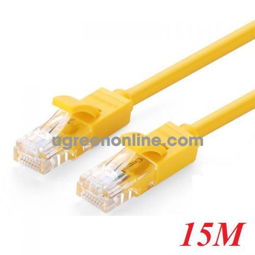 Ugreen 60815 15M Cat5e UTP Lan Cable Yellow NW103 10060815