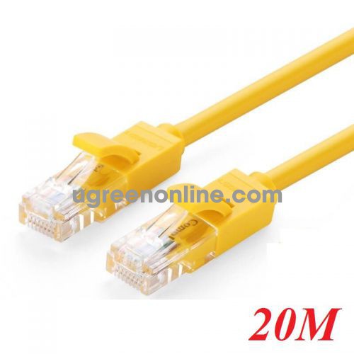 Ugreen 60816 20M Cat5e UTP Lan Cable Yellow NW103 10060816