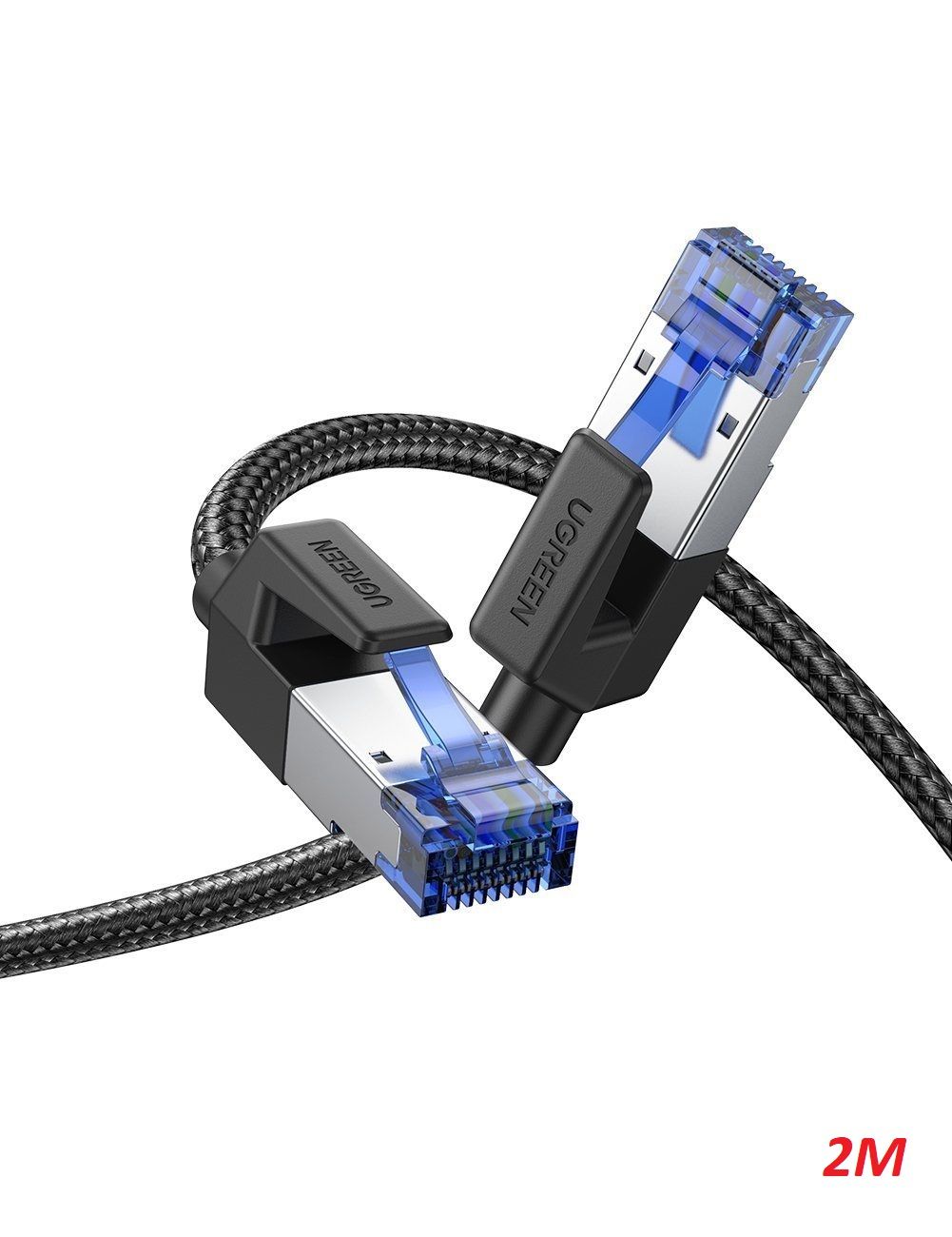 Ugreen 80431 2M CAT8 Shielded R... Cable Modular Plugs New NW153 21080431
