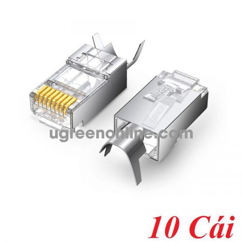 Ugreen 70316 10pcs Cat6a Cat7 modular plug connector RJ45 8P8C NW123 10070316