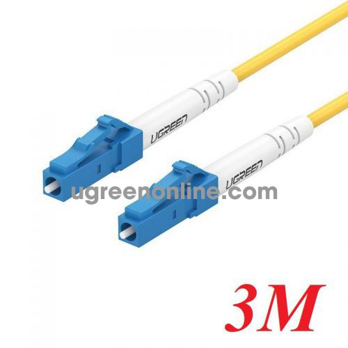 Ugreen 70663 3M LC-LC Single Mode yellow Optical Fiber Jumper NW130 10070663