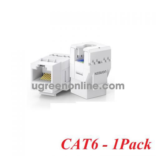 Ugreen 30844 180 degree Cat6 UTP Modular Connector NW186 10030844