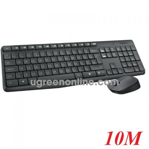 Logitech Mk235 bộ bàn phím chuột không dây 10m 96757 10096757