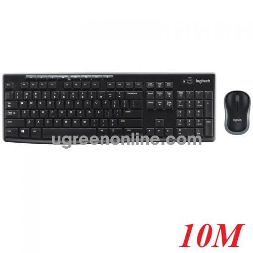 Logitech Mk270 bộ bàn phím chuột không dây 10m 98443 10098443