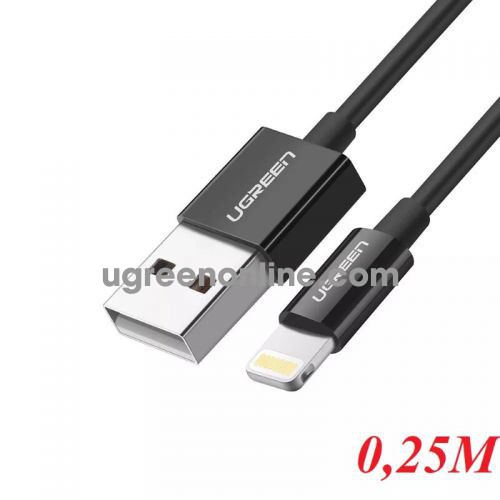 Ugreen 10468 0.25M Lightning to USB cable cáp ( ABS Case) US155 10010468