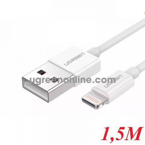 Ugreen 20729 1.5M Lightning to USB cable cáp ( ABS Case) US155 10020729