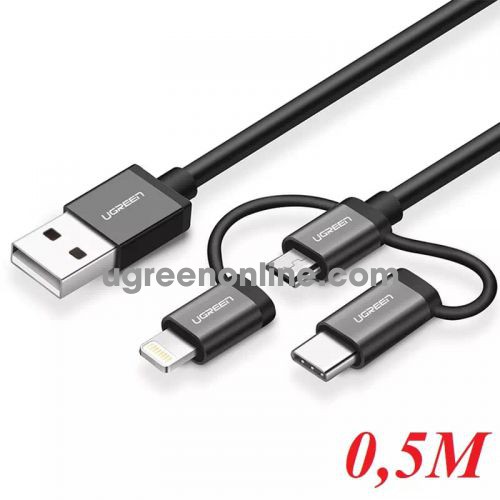 Ugreen 30783 0.5M Multifunction cable cáp US186 10030783